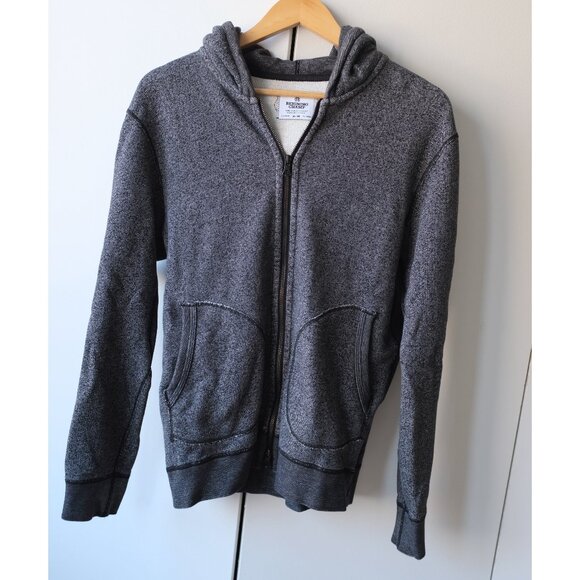 Reigning Champ Gray Zip Heavyweight Sweatshirt Size M - Premium Canadian Made - Picture 1 of 10